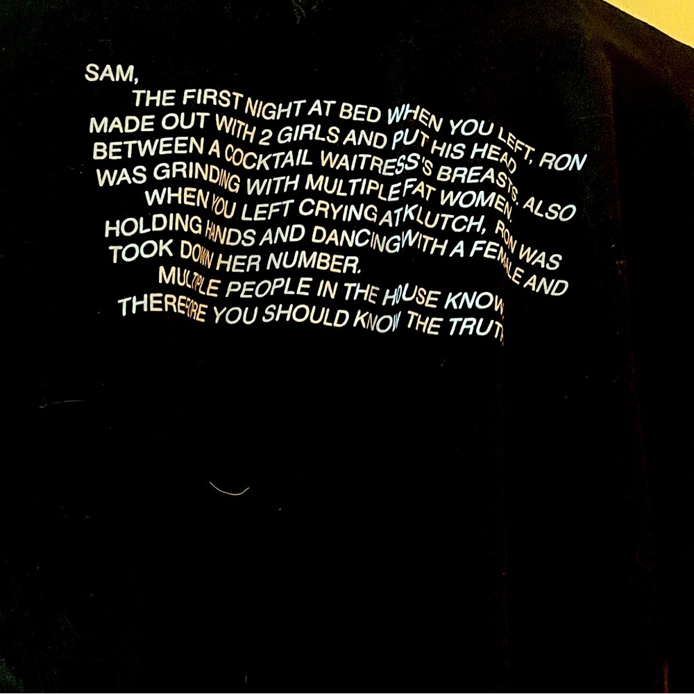 JERSEY SHORE The Note Sweatshirt